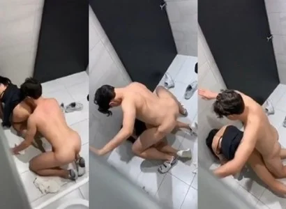 Cặp nam nữ bị quay lén khi đang quan hệ trong WC